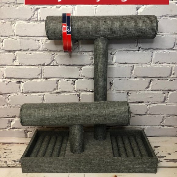 ✅🗣🚨🔴SALE🔴BEAD LANDING Double BRACELET BAR T-Bar DISPLAY STAND🚨📢💸BUY NOW🤑 - Picture 11 of 16